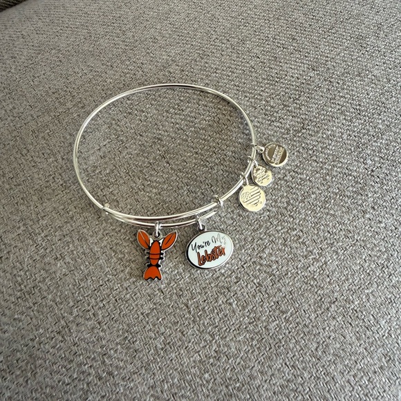 Alex and Ani RARE Collector-Grade FRIENDS “You’re My Lobster” Duo Bangle - NWOT - Picture 3 of 6